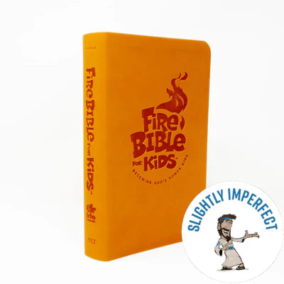 NLT FireBible for Kids - Orange Flex (Slightly Imperfect Edition)