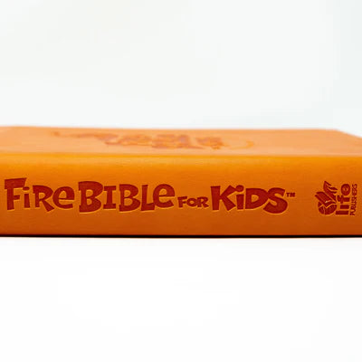 NLT FireBible for Kids - Orange Flex (Slightly Imperfect Edition)