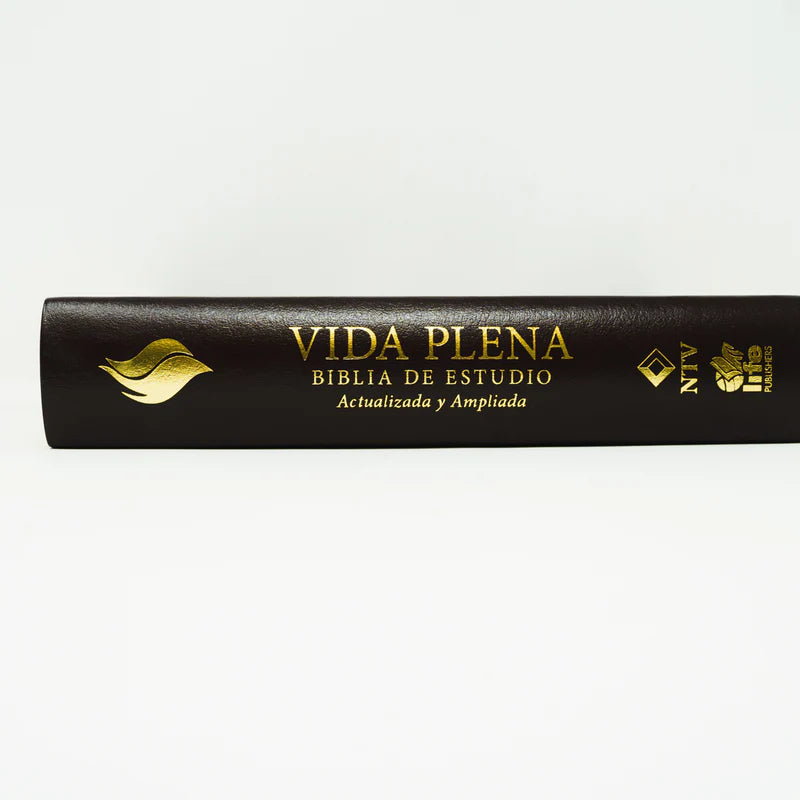 Spanish NTV (Biblia de estudio de la vida plena) - Burgundy Bonded Leather - FireBible