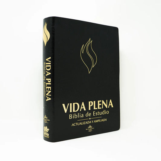 Spanish RVR 1960 (Biblia de estudio de la vida plena) - Black Bonded Leather - FireBible