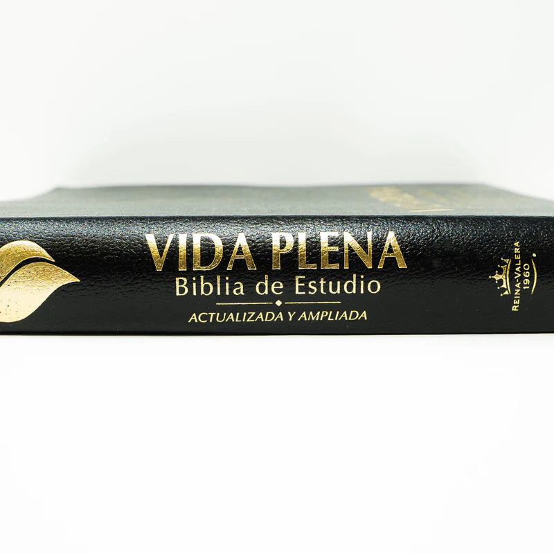 Spanish RVR 1960 (Biblia de estudio de la vida plena) - Black Bonded Leather - FireBible